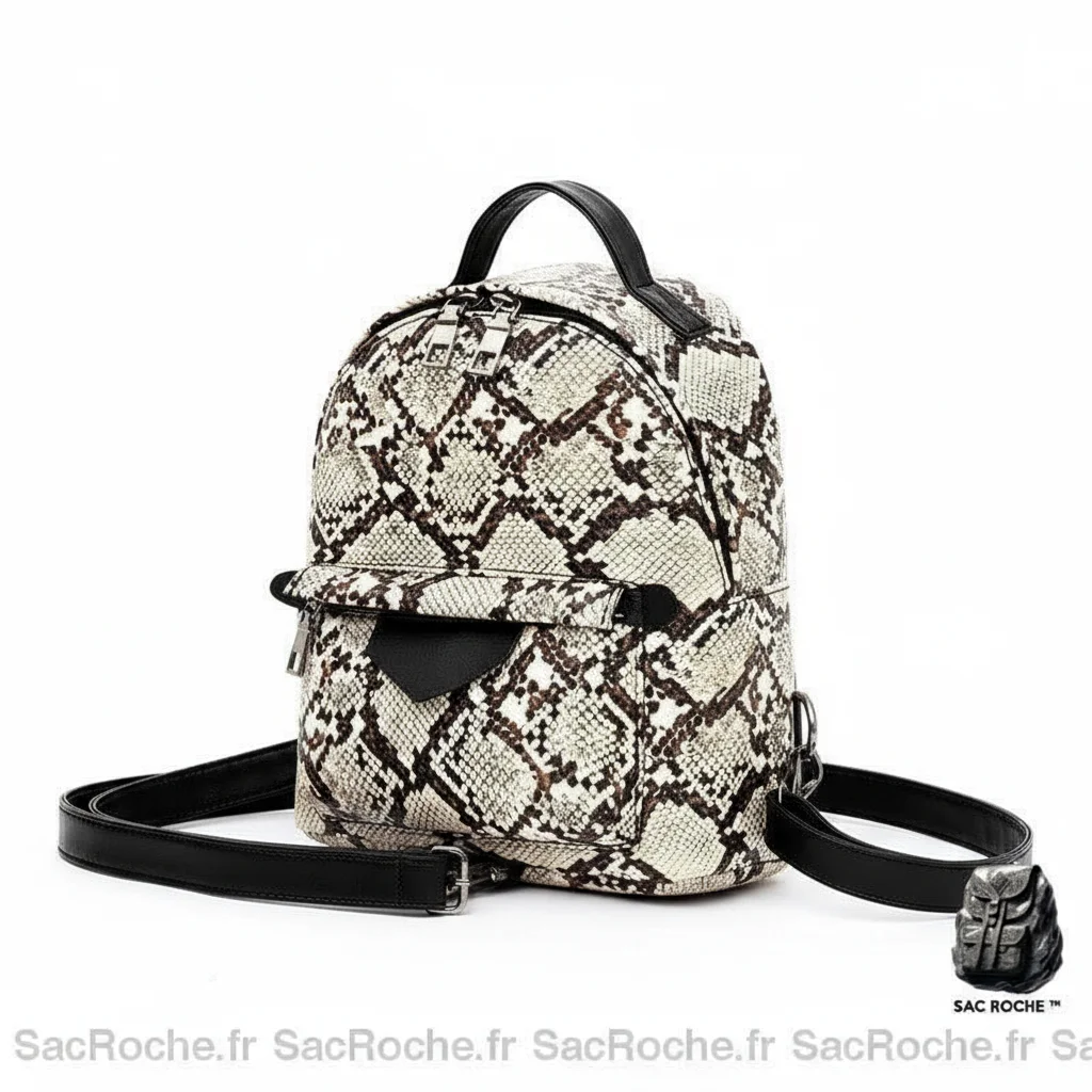 Sac dos femme serpent petite - Vue 2 - petit sac à dos